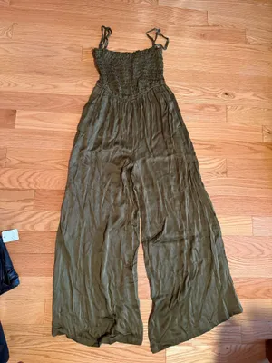 Anthropologie Jumpsuit Olive thumbnail 3