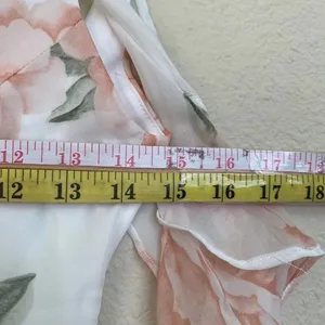 Lulu's Take You There Ivory Floral Print Maxi Dress size XS‎ thumbnail 14