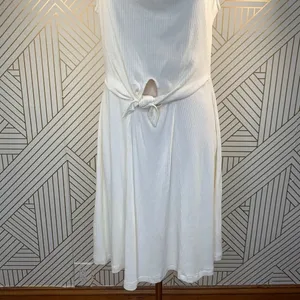 L*Space Topanga Dress in‎ Cream Ribbed Cutout thumbnail 6