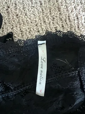 Victoria's Secret black lace bralette thumbnail 2