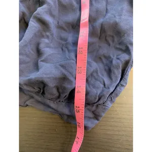 Brandy Melville Faux Wrap Blouse Navy Blue Tie Back Concert Festival Cute Top‎ thumbnail 10