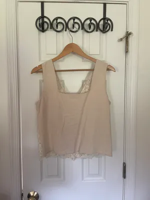 Ivory Linen Blend Floral Crochet Button Front Vest thumbnail 6