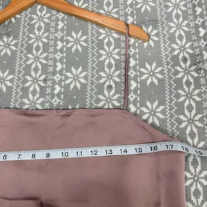 NWT Massimo Dutti Pink Strappy Satin Top Size Medium‎ thumbnail 11