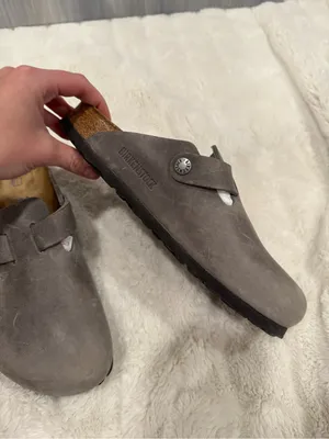 Birkenstock Boston Oiled Leather Clog iron thumbnail 9