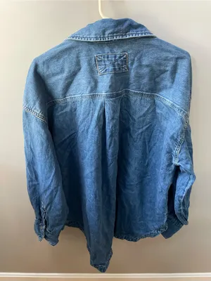 We The Free Blue Denim Top thumbnail 6