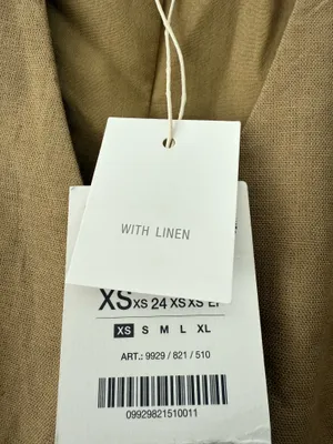Zara Linen Vest thumbnail 2