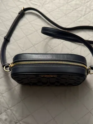 Coach Mini Jamie Camera Bag in Navy Blue thumbnail 4