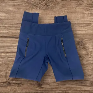 Athleta Stella Tight Leggings Navy Blue Zip Pockets Sz Small Ankle Stretch Pant thumbnail 8