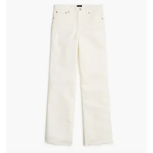 J.Crew Wide Leg Cropped Jean All Day Stretch White Stretch Denim US 30 NWT thumbnail 4