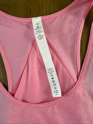3 Lululemon Tanks Relaxed Fit T Back Pink Blue Black 10 thumbnail 2