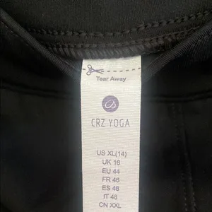 CRZ Yoga Women's Black YOGA Shorts XL thumbnail 2