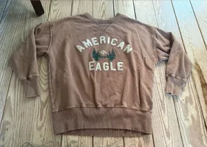 American Eagle Sweatshirt size S - small spot on sleeve in pic thumbnail 1