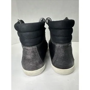 Timberland Dausette A1QIV Women’s 7.5 Black Metallic Leather Sneaker Boots thumbnail 5