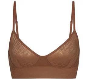 Nwot Logo Mesh Triangle Bralette - Xs thumbnail 1