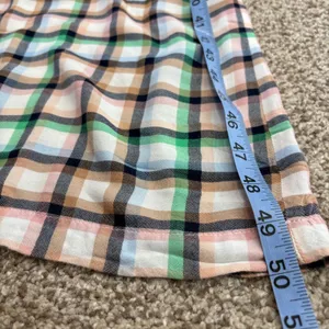 Maeve Anthropologie Plaid Smocked Maxi Dress XS Cottagecore Prairie Long‎ Sleeve thumbnail 15