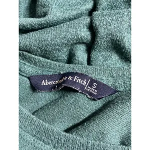 Abercrombie & Fitch Green Logo Crew Neck Short Sleeve Basic Tee T-Shirt Top Sz S thumbnail 5