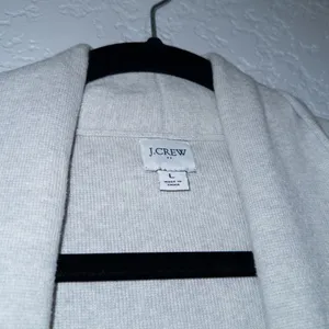 J. Crew Heather Dust Gray Chelsea Sweater Blazer Cardigan Size Large thumbnail 4