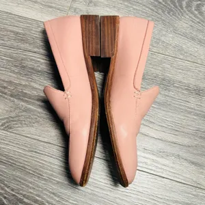 Madewell Pink Leather Slip On‎ The Frances Loafer Women's Size 7 thumbnail 10