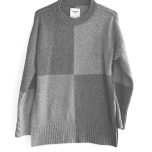 Abercrombie Oversized Fluffy Pattern Crewneck Sweater thumbnail 1