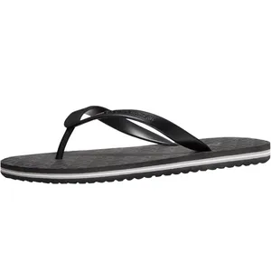 NWT Michael Kors MK Logo Flip Flop Sandals Black Grey Monogram Thong Slides‎ thumbnail 3