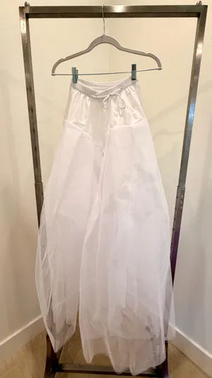 Sherri Hill Pink Strapless Satin Bow Long Gown Zip With Petticoat Women’s 2 thumbnail 7