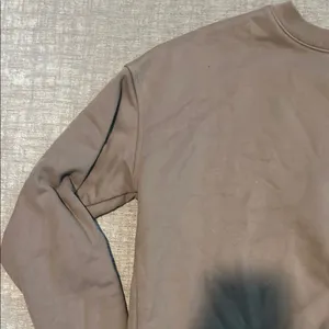 Brown Crew Neck Sweater with Soft Cotton Blend Size M thumbnail 3