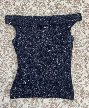 Jason Wu Sequin Off the Shoulder Top thumbnail 1