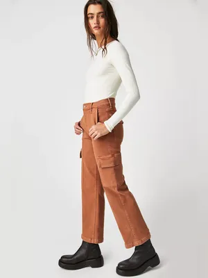 MOTHER The Rambler Cargo Pockets Ankle Pants Utility Jeans Second Chance 26 thumbnail 3