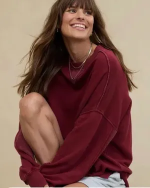 Aerie Big Chill Crew Sweatshirt thumbnail 1