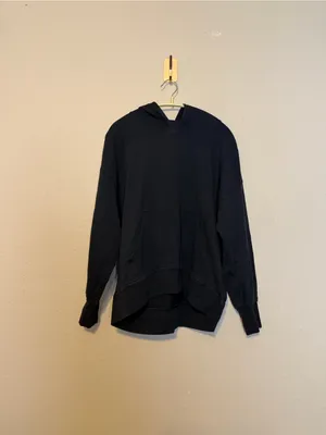 lululemon Back In Action LA Hoodie Black With‎ Multi Color Speckles Size 6 thumbnail 3
