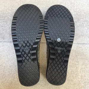 St. John's Bay Bronze Metallic Woven Elastic Mary Jane Wedge Shoes Size 10‎ thumbnail 6
