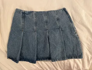 H&M Denim Mini Skirt thumbnail 1