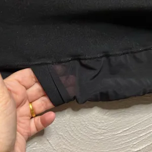 Fabletics Powerhold black leggings with mesh pockets unsized waist 12”, ~ small thumbnail 2