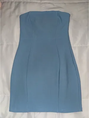 Blue Mini Dress Hello Molly thumbnail 1