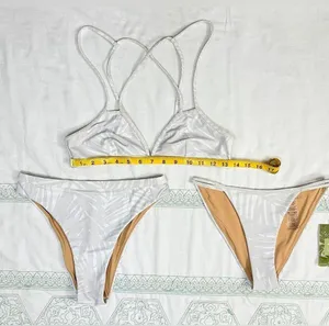Billabong NWT Sporti x Stef Corgel Isla Palm Shadow Bikini Set - Daylight - M/S/S thumbnail 13