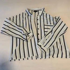 Lulu’s Striped Button Down Shirt thumbnail 1