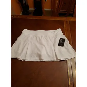 Etonic Athletic Woven Skort Wovens L Large White Core Pleated Built In Shorts XL thumbnail 3