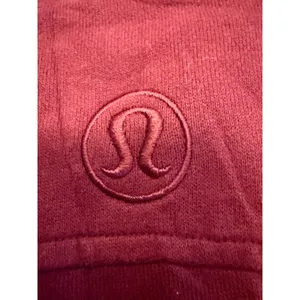 Lululemon Scuba Oversized Half-Zip Hoodie Red‎ Merlot M/L Burgundy Sweatshirt thumbnail 5