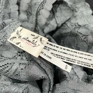 Intimately Free People Grey Lace Bralette Women’s XS thumbnail 3