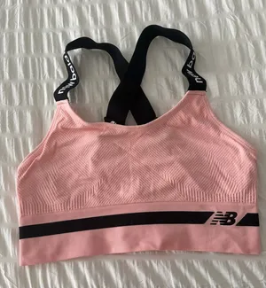 New Balance Sports Pink Bra thumbnail 1