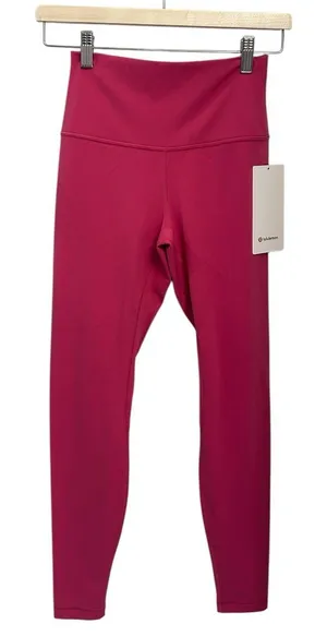 Lululemon Align HR leggings/ Tight Size 6 28” Raspberry Coulis New with tags thumbnail 1