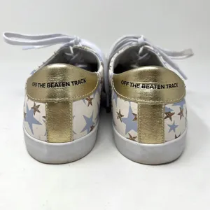 OTBT Shoes Court In Star Blue Gold‎ Leather Lace Up Sneakers Comfort Size 6.5M thumbnail 9
