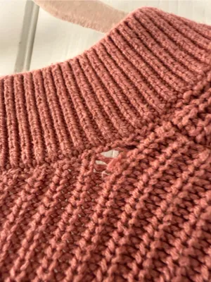 LOFT Dusty Rose Chunky Knit Button Cardigan thumbnail 4