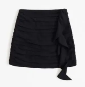 Abercrombie & fitch ruffle wrap mini skirt size small thumbnail 1