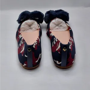 Kate Spade Womens Flats Size 8.5 Navy Quiet Luxury Whimsigoth Dark Romantic thumbnail 5