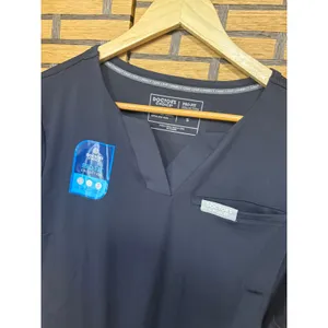 Scrubstar‎ Black Scrub Top Size Small thumbnail 3