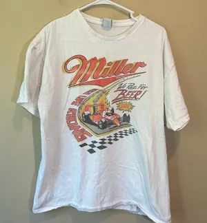Junk Food Clothing White Racing Car Tee thumbnail 1