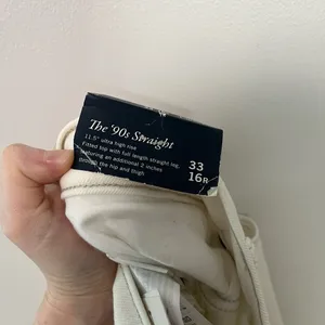 Abercrombie & Fitch NWT The 90s Straight Leg Ultra High Rise Curve‎ Love Jeans thumbnail 4