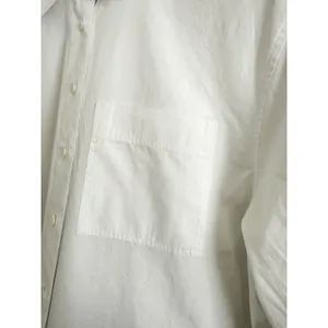 Madewell | NWT Oversized Button-Up Shirt White | Sz XS thumbnail 6