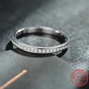 Sterling Silver SIZE 5 925 Stackable Dazzling Cubic Zirconia Ring thumbnail 4